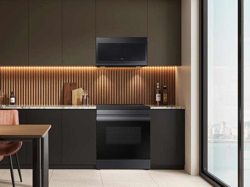 Samsung NSI6DG9100MT Bespoke 6.3 Cu. Ft. Smart Slide-In Induction Range With Anti-Scratch Glass Cooktop In Matte Black Steel