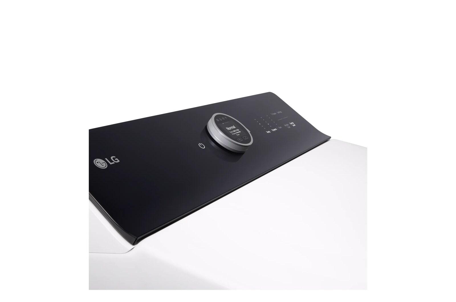 Lg DLGX8601WE 7.3 Cu.Ft. Ultra Large High Efficiency Gas Turbosteam™ Lg Easyload™ Door, Wi-Fi Connectivity, White