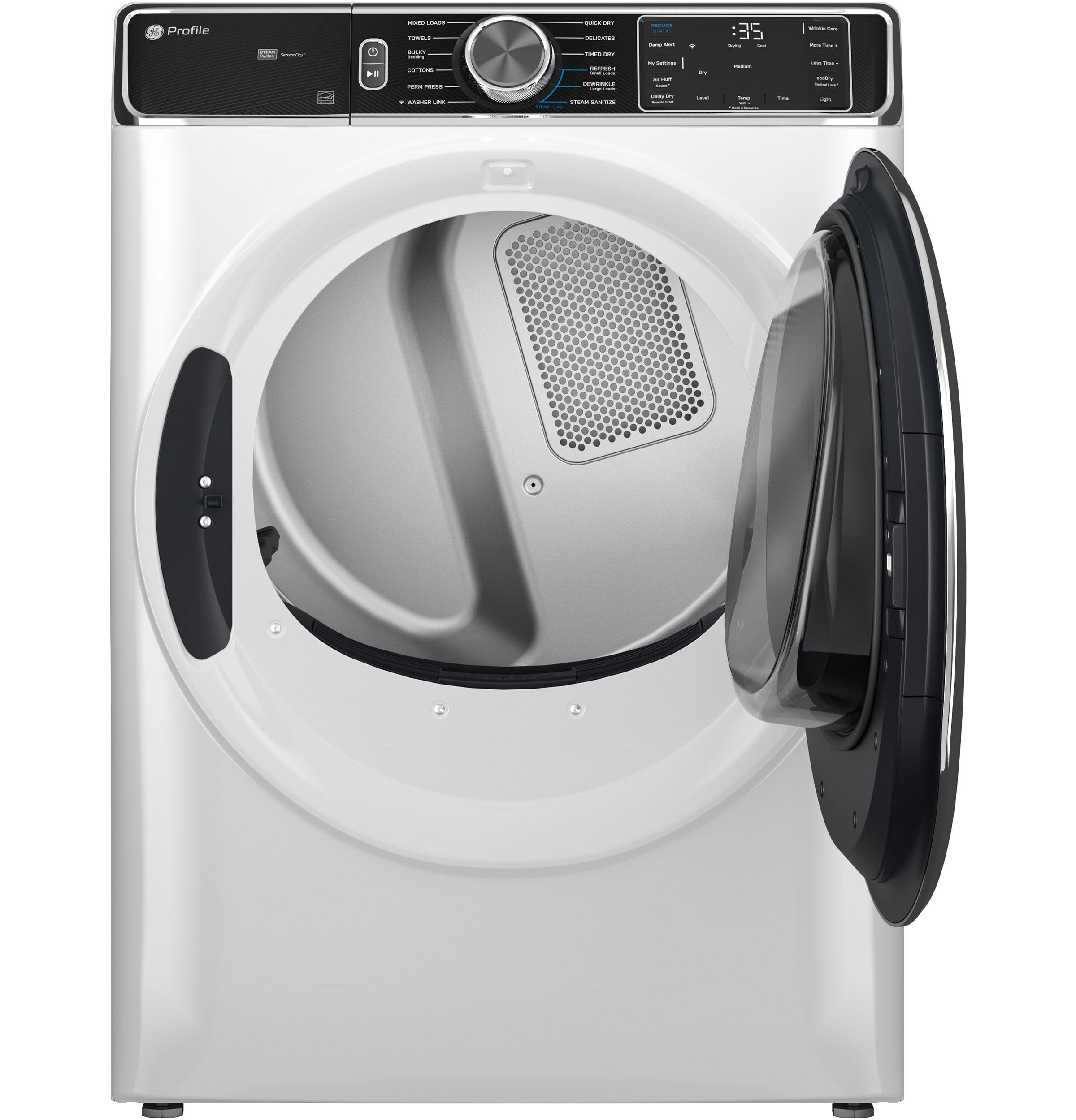 Ge Appliances PFD87GSSVWW Ge Profile™ 7.8 Cu. Ft. Capacity Smart Front Load Gas Dryer With Steam And Sanitize Cycle