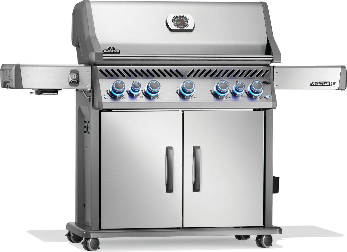 Napoleon Bbq RPS625RSIBPSS2 Rogue Pro-S 625 Rsib With Infrared Side And Rear Burner , Propane, Stainless Steel