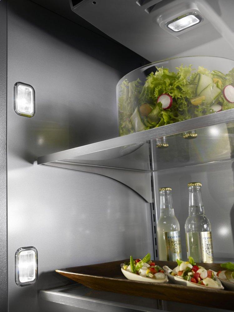 Kitchenaid KBBL206ESS Built-In Stainless Bottom Mount Refrigerator 20.9 Cu. Ft. 36