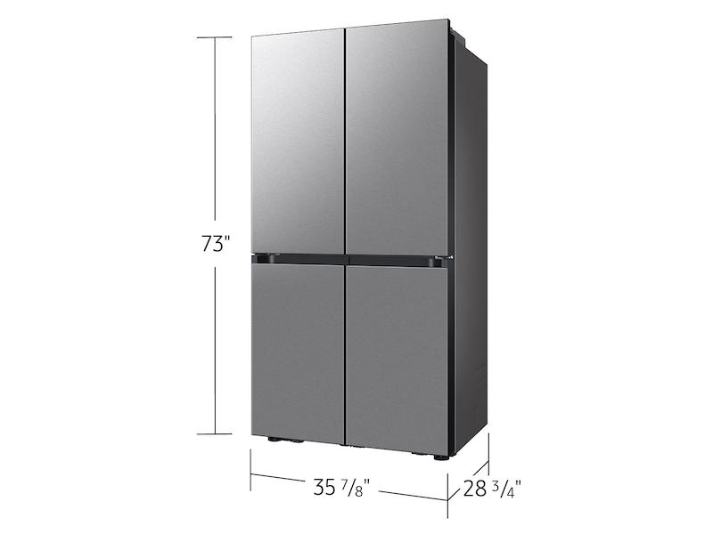 Samsung RM80F23VMR Bespoke 23 Cu. Ft. Counter Depth 4-Door French Door Refrigerator With Ai Hybrid Cooling & Beverage Center™ In Stainless Steel