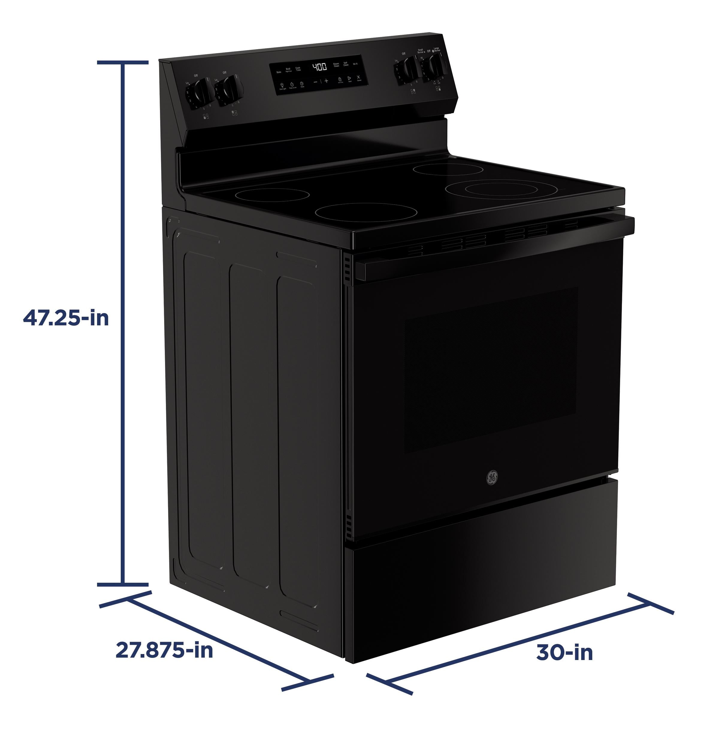 Ge Appliances GRF400PVBB Ge® 30" Free-Standing Electric Range