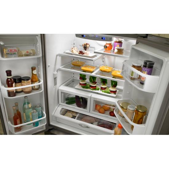 Jennair JFC2290VEM Cabinet Depth French Door Refrigerator With Internal Dispenser, 72