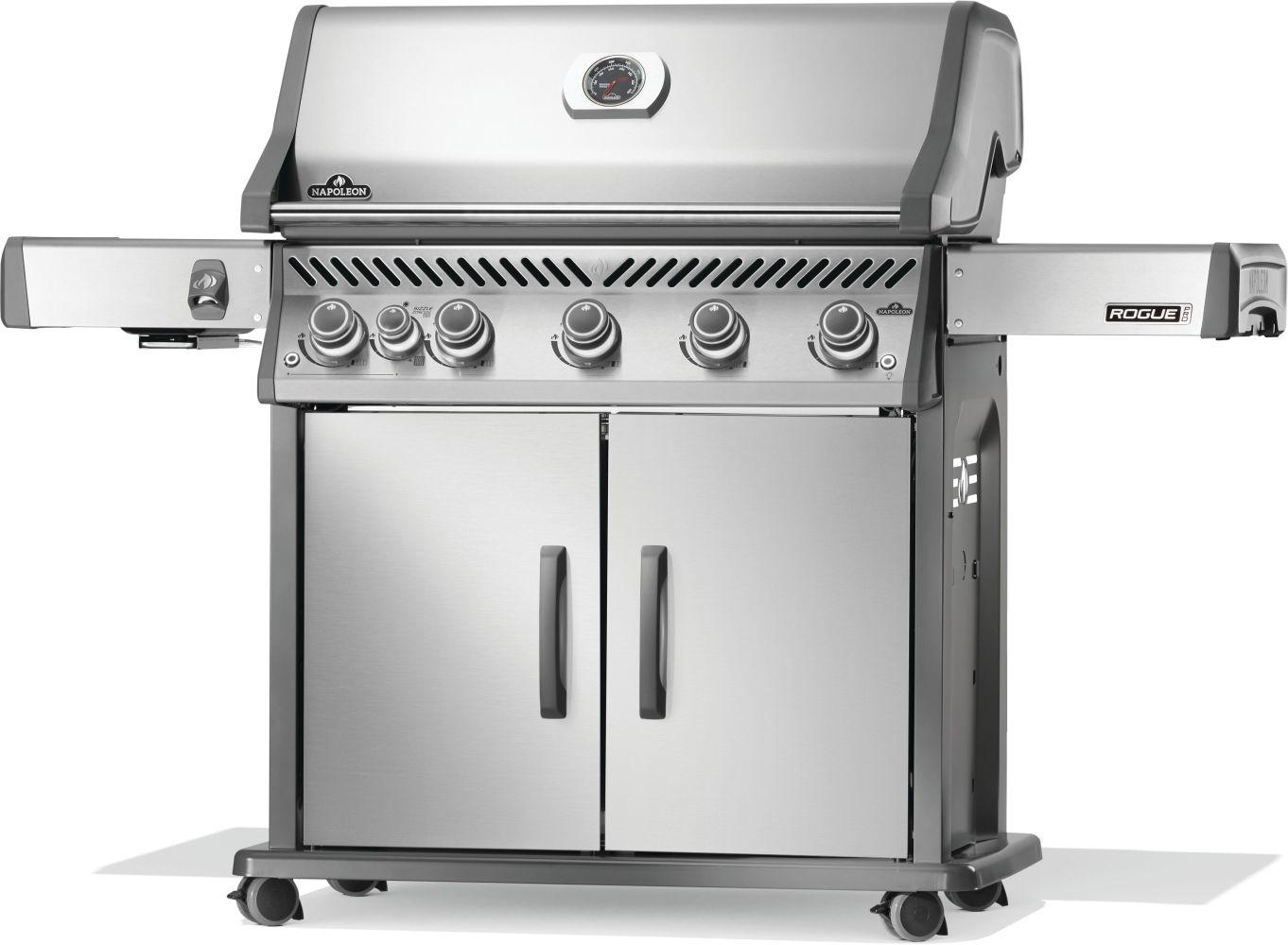 Napoleon Bbq RP625SIBPSS2 Rogue Pro 625 Sib With Infrared Side Burner , Propane, Stainless Steel