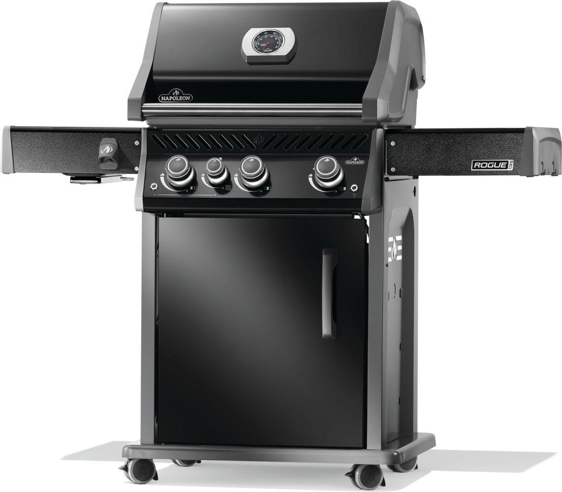 Napoleon Bbq RP425SIBPK2 Rogue Pro 425 Sib With Infrared Side Burner , Propane, Black