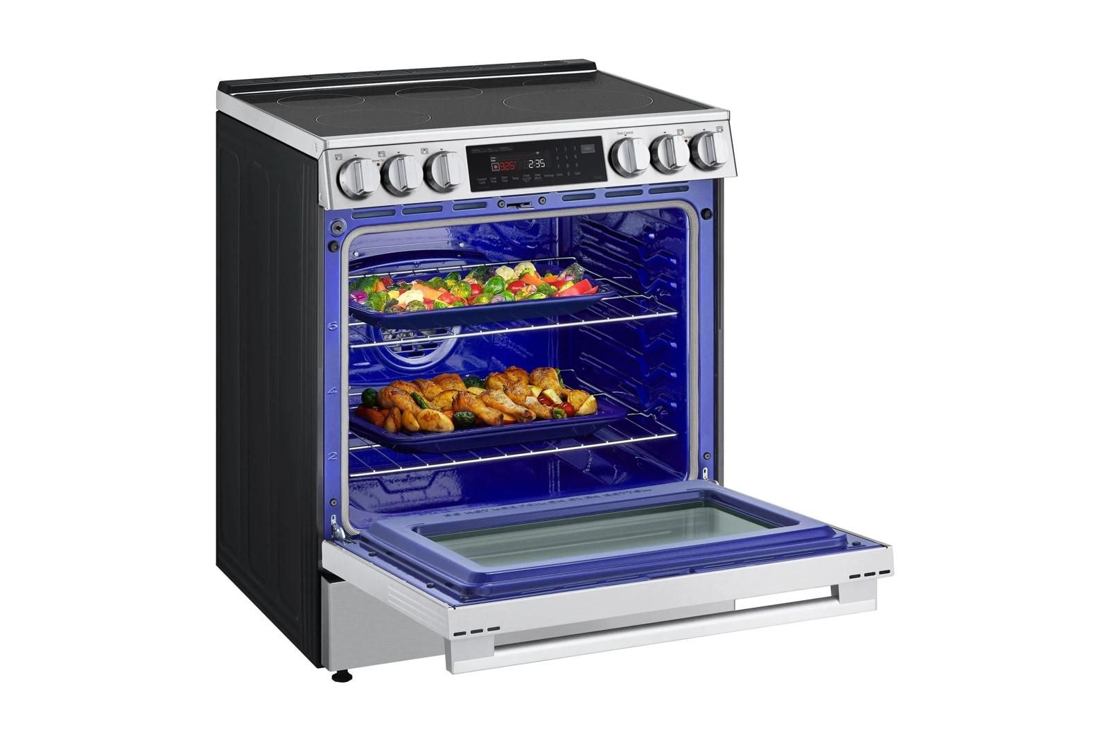 Lg LSIL6336XE 6.3 Cu. Ft. Smart Induction Slide-In Range With Instaview®, Probake Convection®, Air Fry, And Air Sous Vide