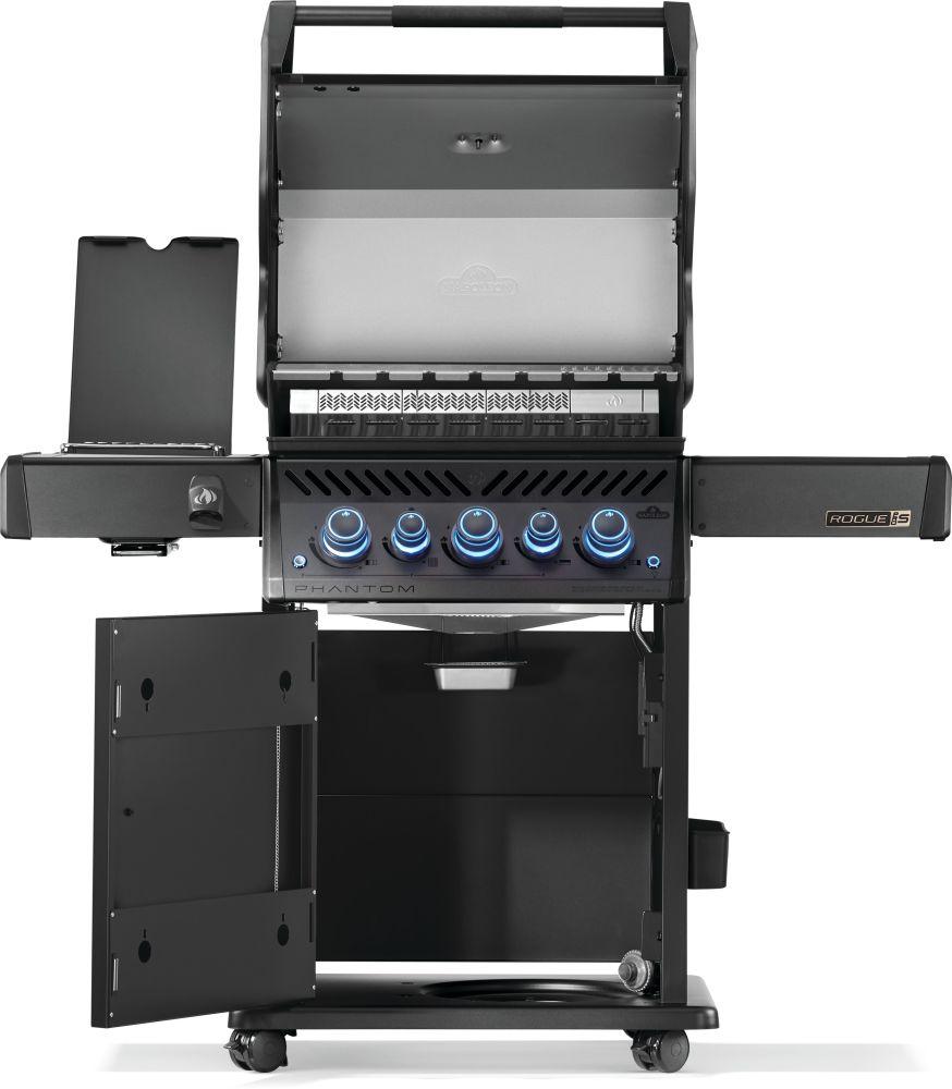 Napoleon Bbq RPS425RSIBPK2PHM Phantom Rogue Pro-S 425 Rsib With Infrared Side And Rear Burner , Propane, Matte/Matt Black