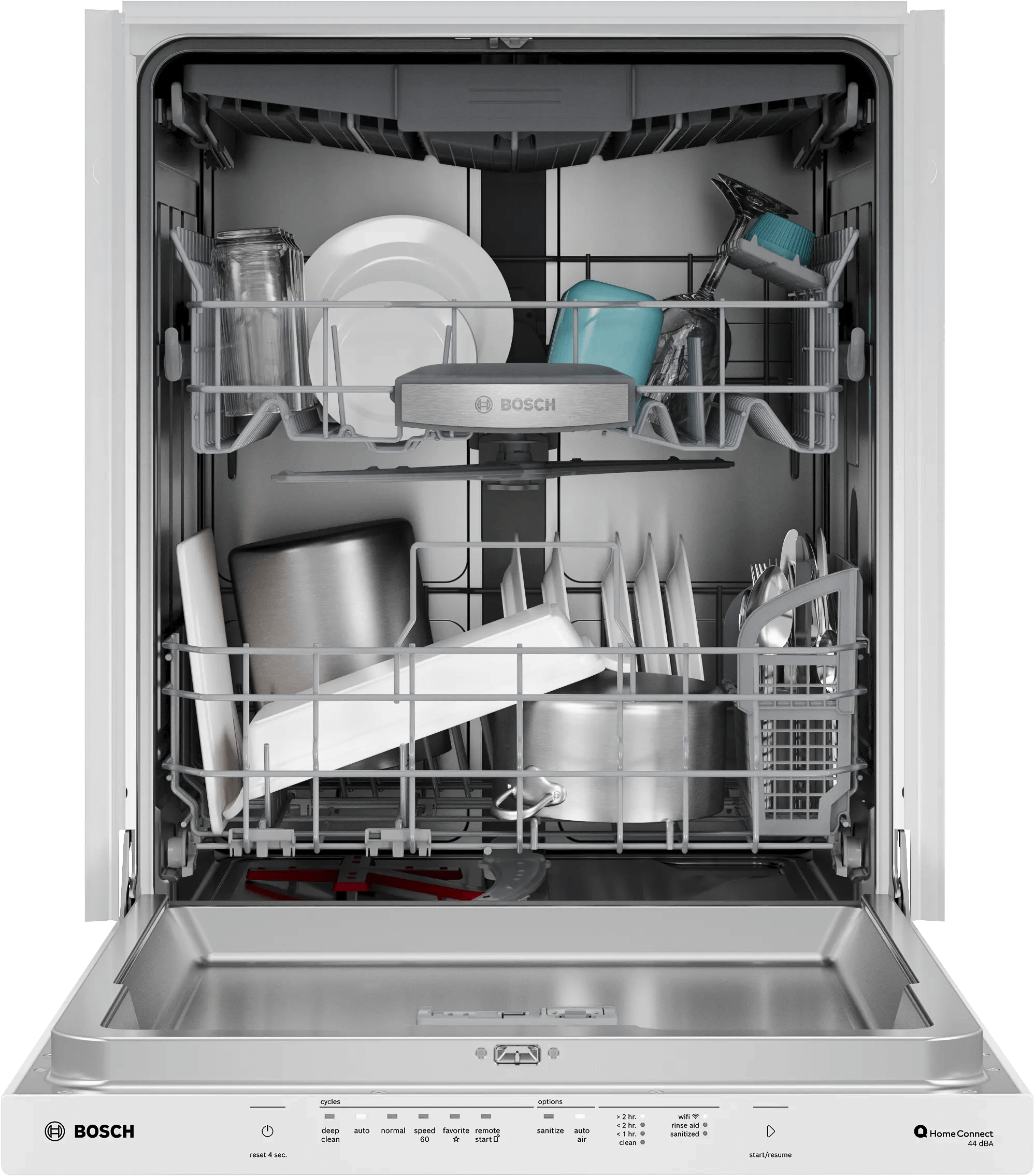 Bosch SHP65DM2N 500 Series, Built-Under Dishwasher, 24'', White