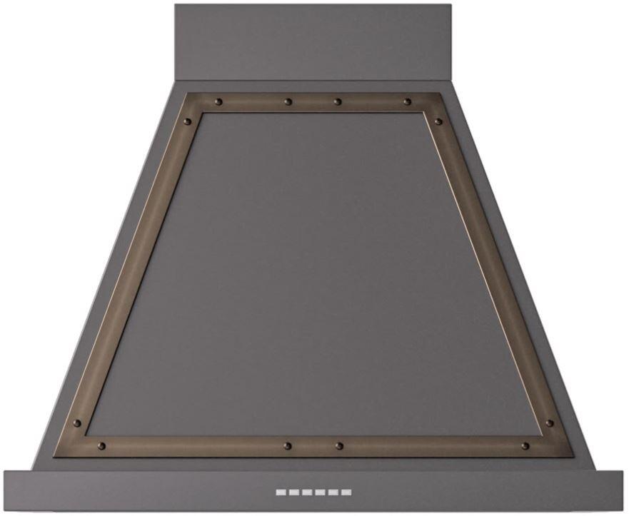 Ilve UANB30MGB Nostalgie 30 Inch Matte Graphite Wall Mount Range Hood