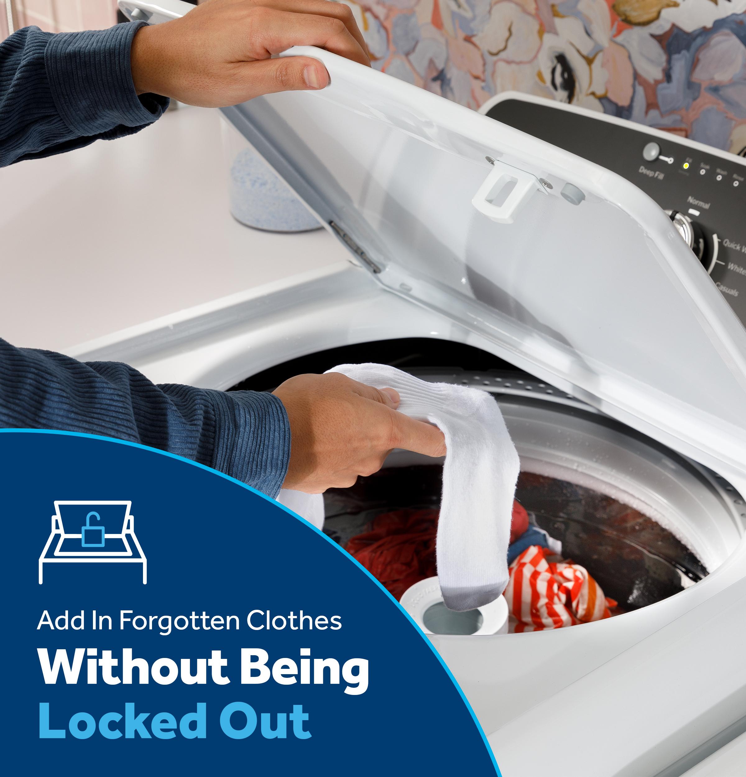 Ge Appliances GTW325ASWWW Ge® 4.0 Cu. Ft. Capacity Washer With Stainless Steel Basket And Water Level Control​
