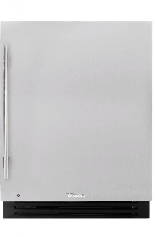 True Residential TUBADA24RSAS 24 Inch Solid Stainless Door Right Hinge Ada Height Undercounter Beverage Center