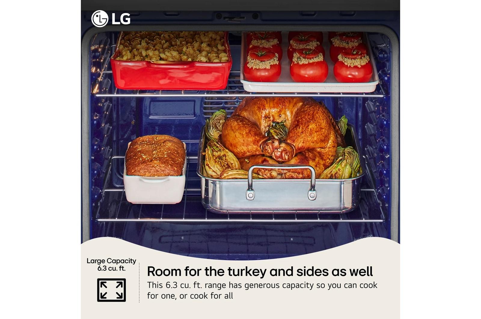 Lg LREN6323ZE 6.3 Cu. Ft. Smart Wi-Fi Enabled Probake Convection® Electric Range With Air Fry & Easyclean®