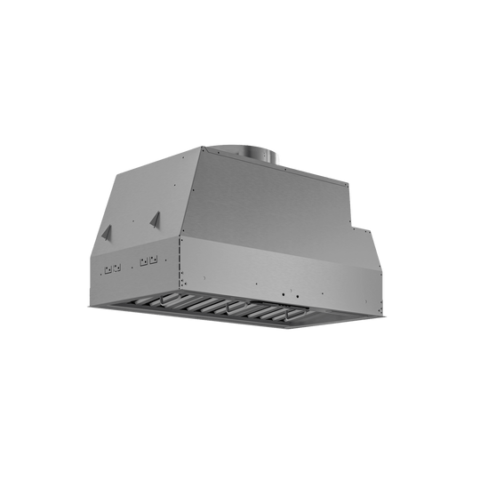Best Range Hoods HBN224812SS 48-Inch Built-In Range Hood With True Iq Blower System, 1240 Truecfm, Stainless Steel (Hbn22 Series)