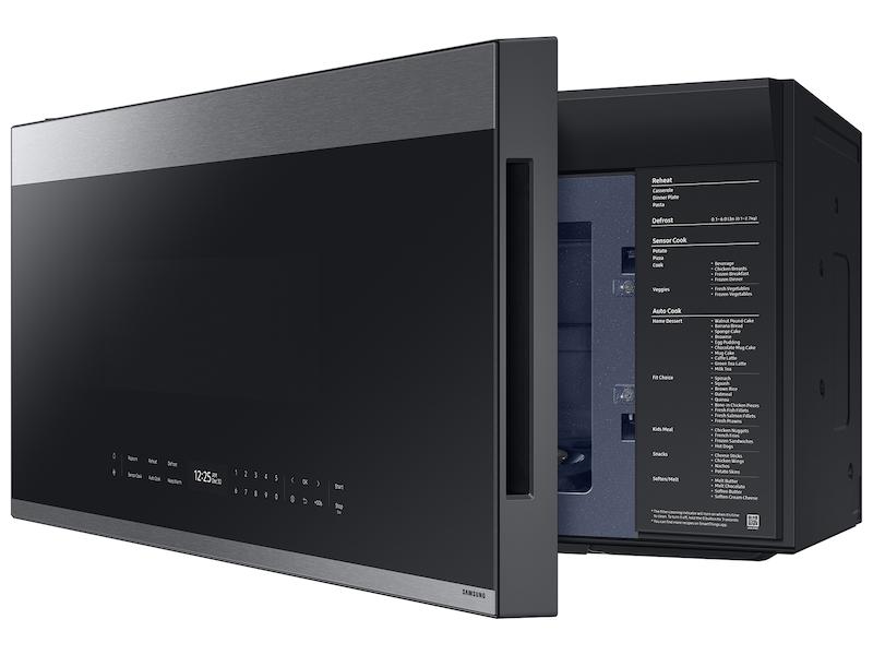 Samsung ME21DG6700SR Bespoke 2.1 Cu. Ft. Over-The-Range Microwave With Auto Dimming Glass Touch Controls In Fingerprint Resistant Stainless Steel