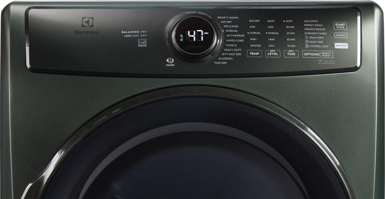 Electrolux ELFE7738AA Electrolux Front Load Perfect Steam™ Electric Dryer With Balanced Dry™ And Instant Refresh - 8.0 Cu. Ft.
