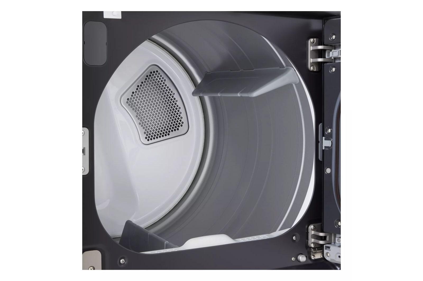 Lg DLE8400BE 7.3 Cu. Ft. Ultra Large Capacity Rear Control Electric Dryer With Lg Easyload™ Door And Ai Sensing