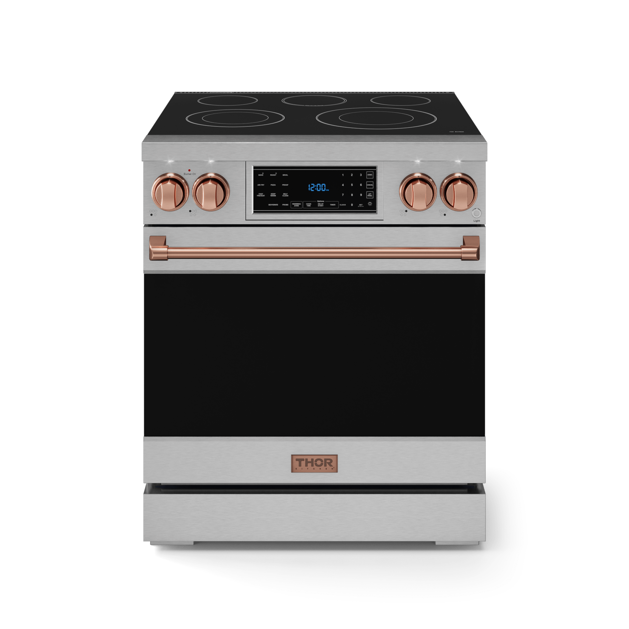 Thor Kitchen RSE30RSG 30 Inch Professional Electric Range With Tilt Panel Touch Control In Stainless Steel/Rose Gold Gordon Ramsay Series - Rse30-Rsg