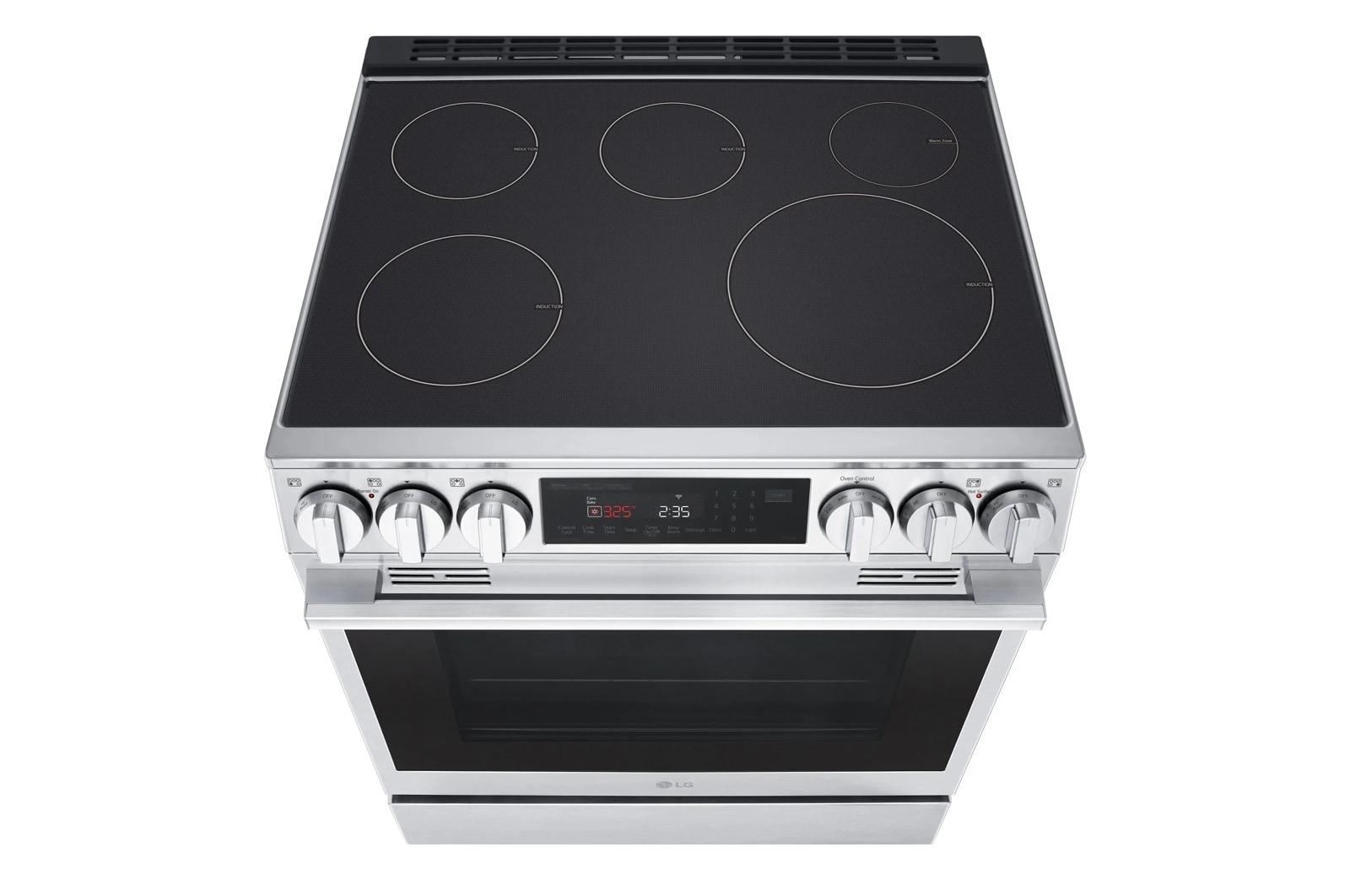Lg LSIL6336XE 6.3 Cu. Ft. Smart Induction Slide-In Range With Instaview®, Probake Convection®, Air Fry, And Air Sous Vide