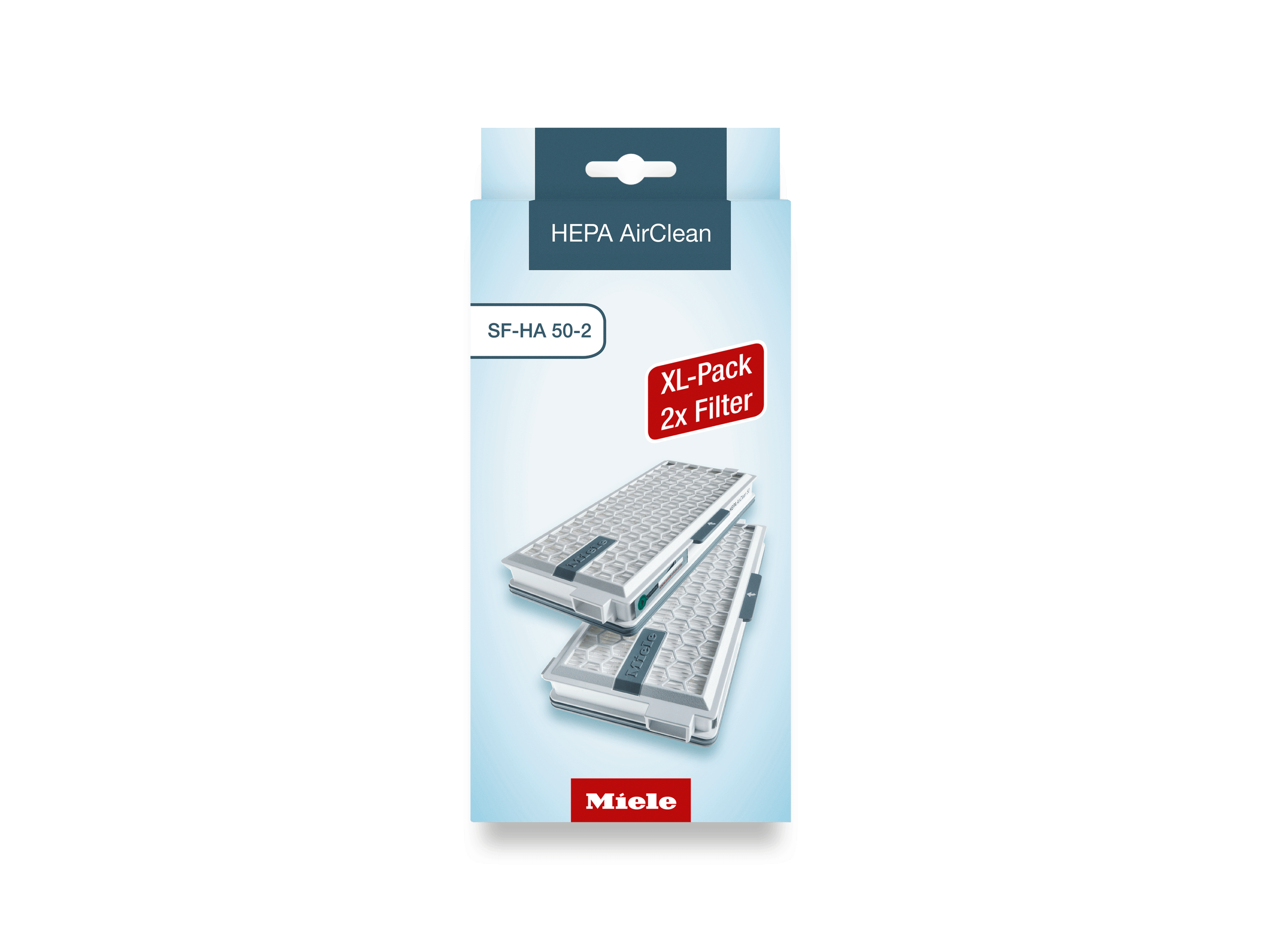 Miele SFHA502 Xl Pack Hepa Airclean Filter - Twin Pack - For Two Years Of Clean Air
