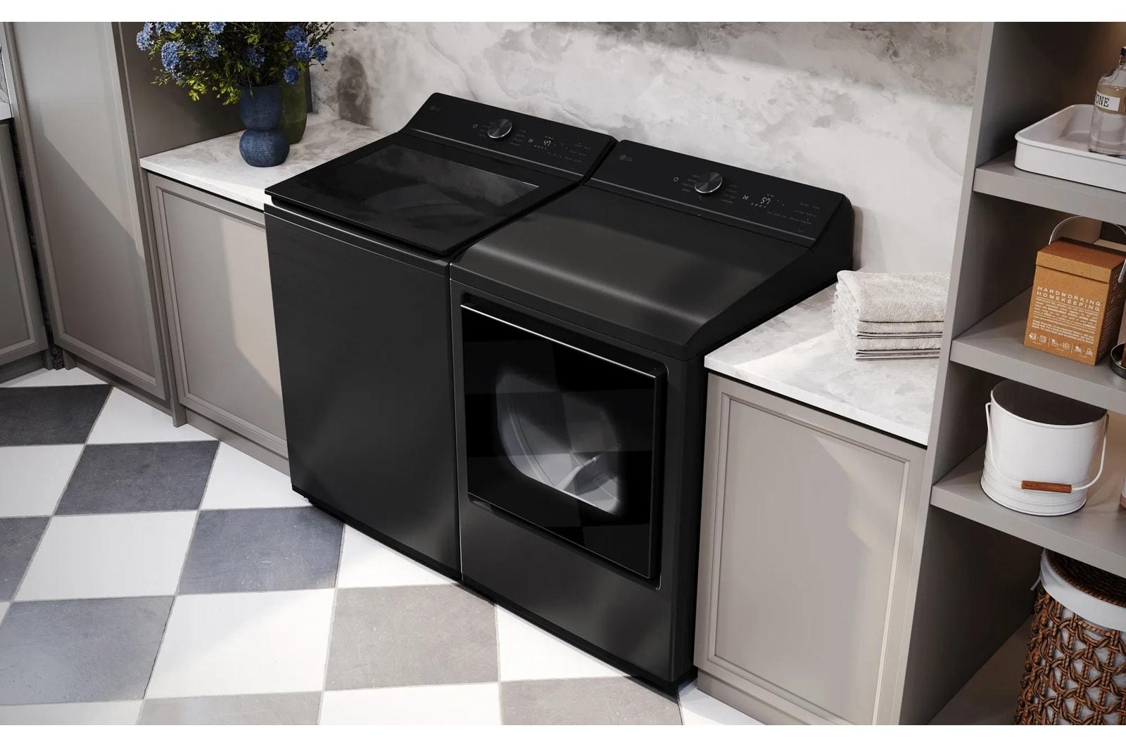 Lg WT8205CL 4.8 Cu. Ft. Mega Capacity Smart Top Load Washer With 4-Way® Agitator, Easyunload™ & Ai Sensing