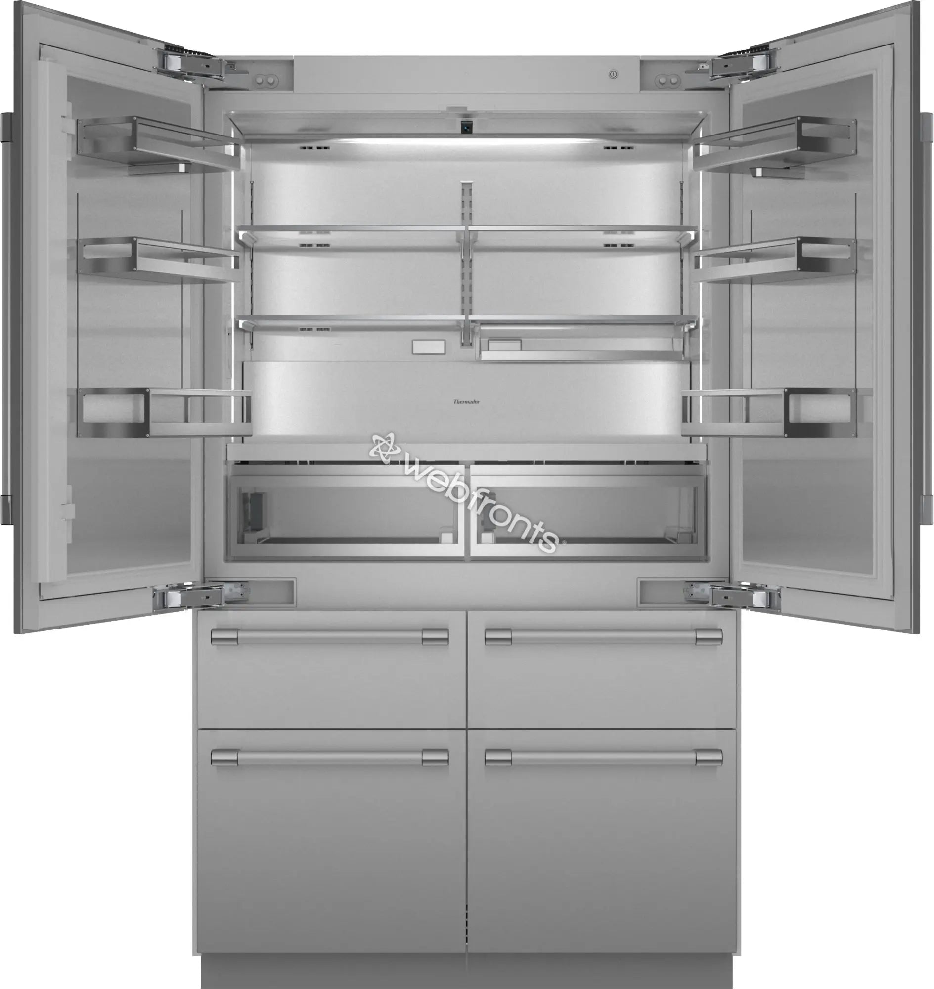 Thermador T48BT120NS  Built-In French Door Bottom Freezer Thermador Us