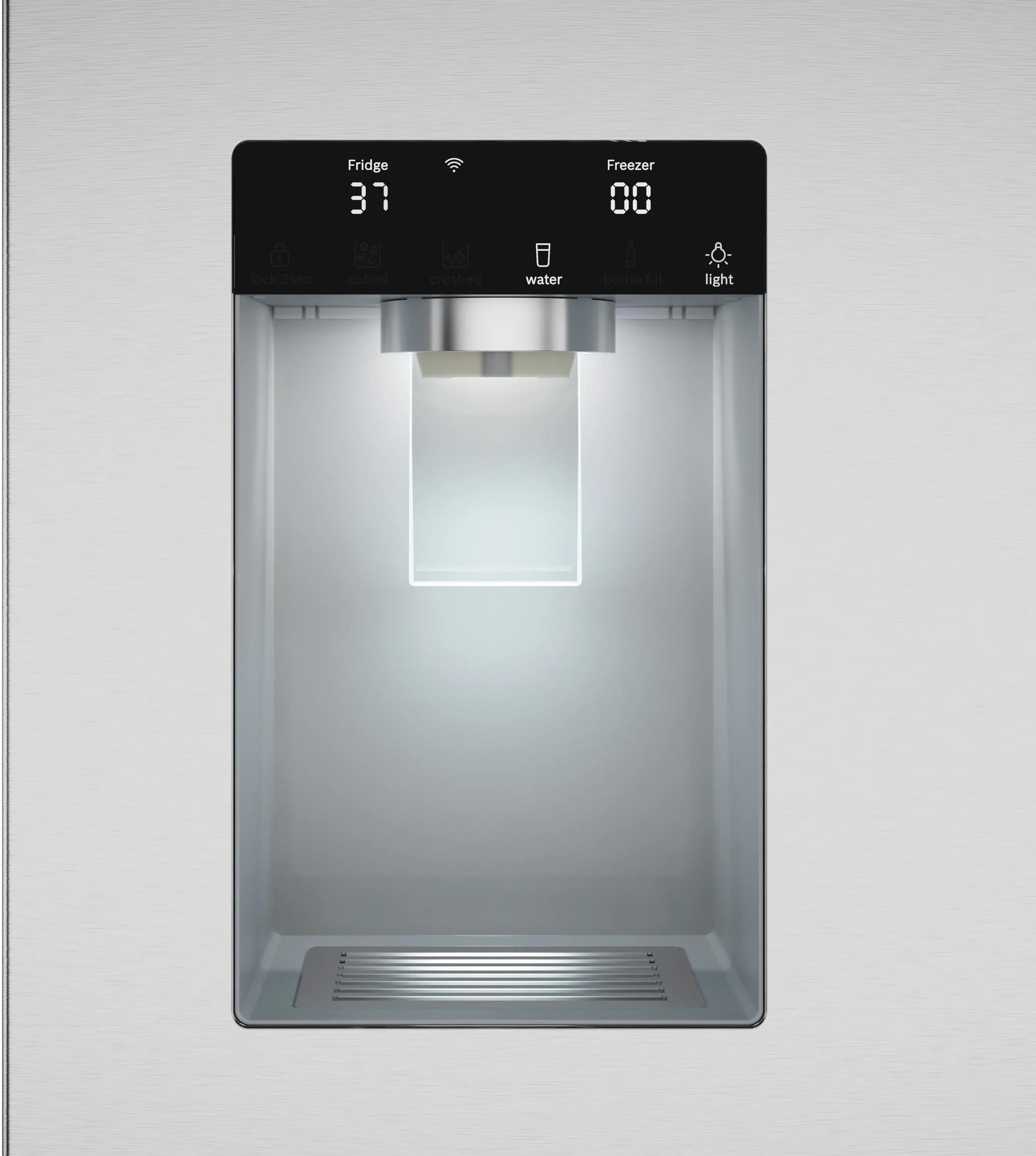 Bosch B36CD10ENS 100 Series French Door Bottom Mount Refrigerator 36