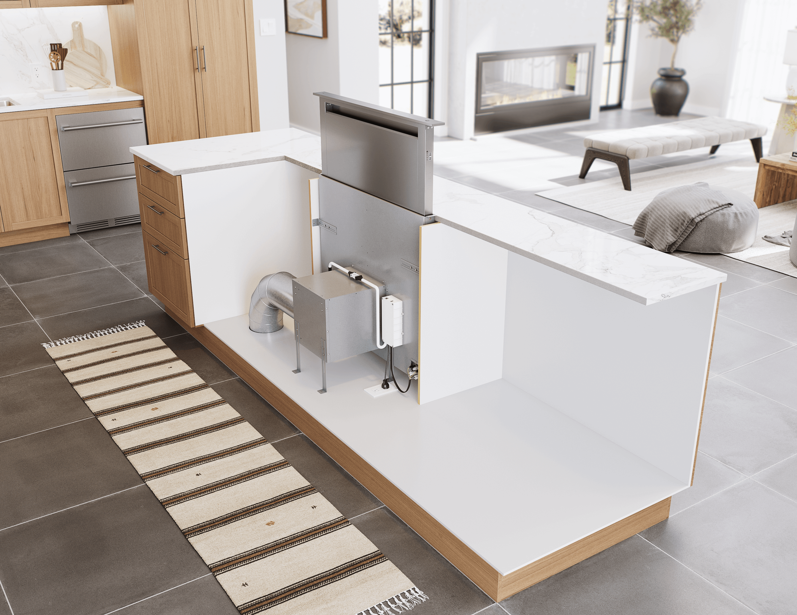 Zephyr ZTVE36AS Treviso Downdraft, 14