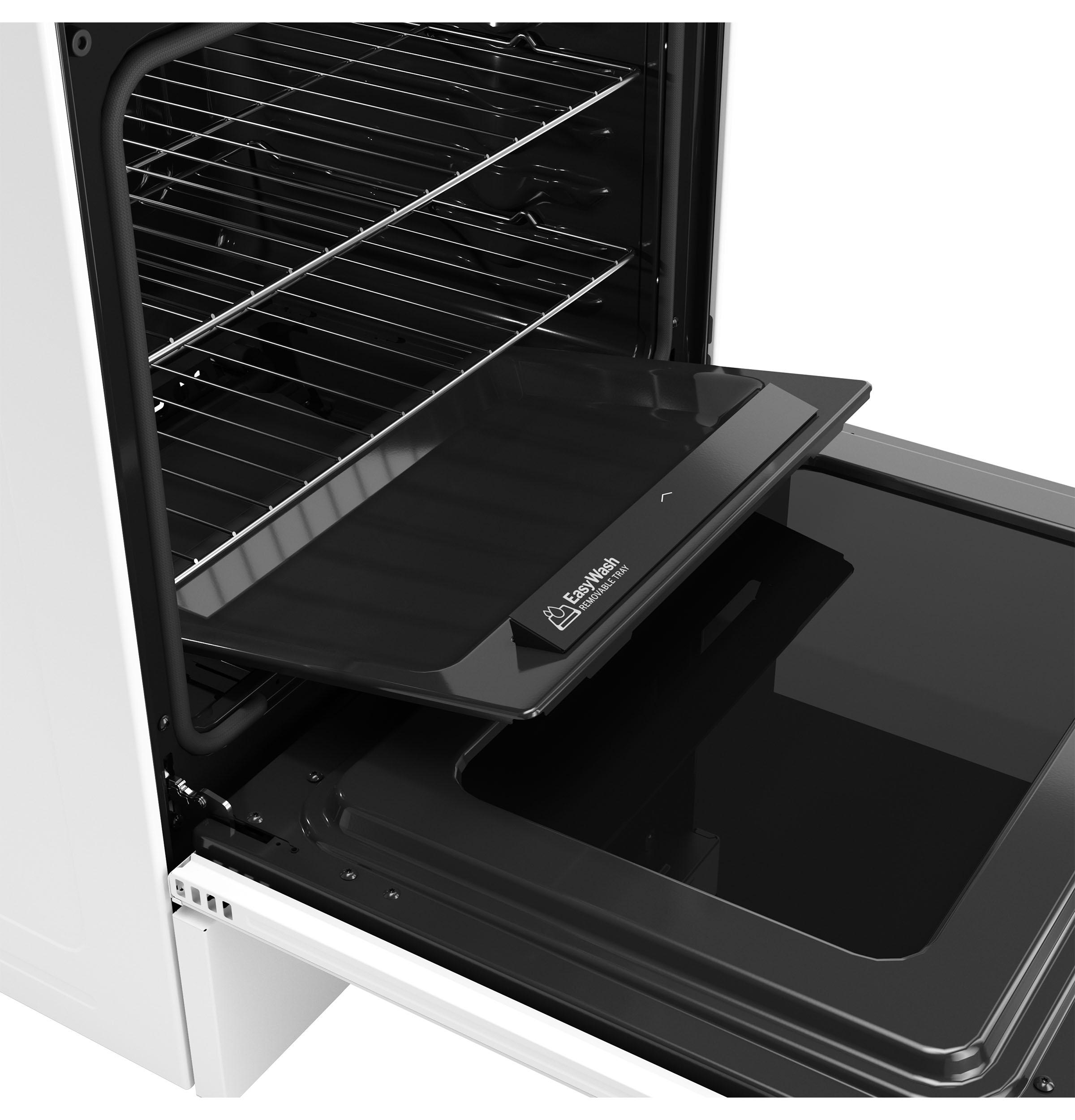 Ge Appliances GGF600AVWW Ge® 30" Free-Standing Gas Convection Range With No Preheat Air Fry And Easywash™ Oven Tray