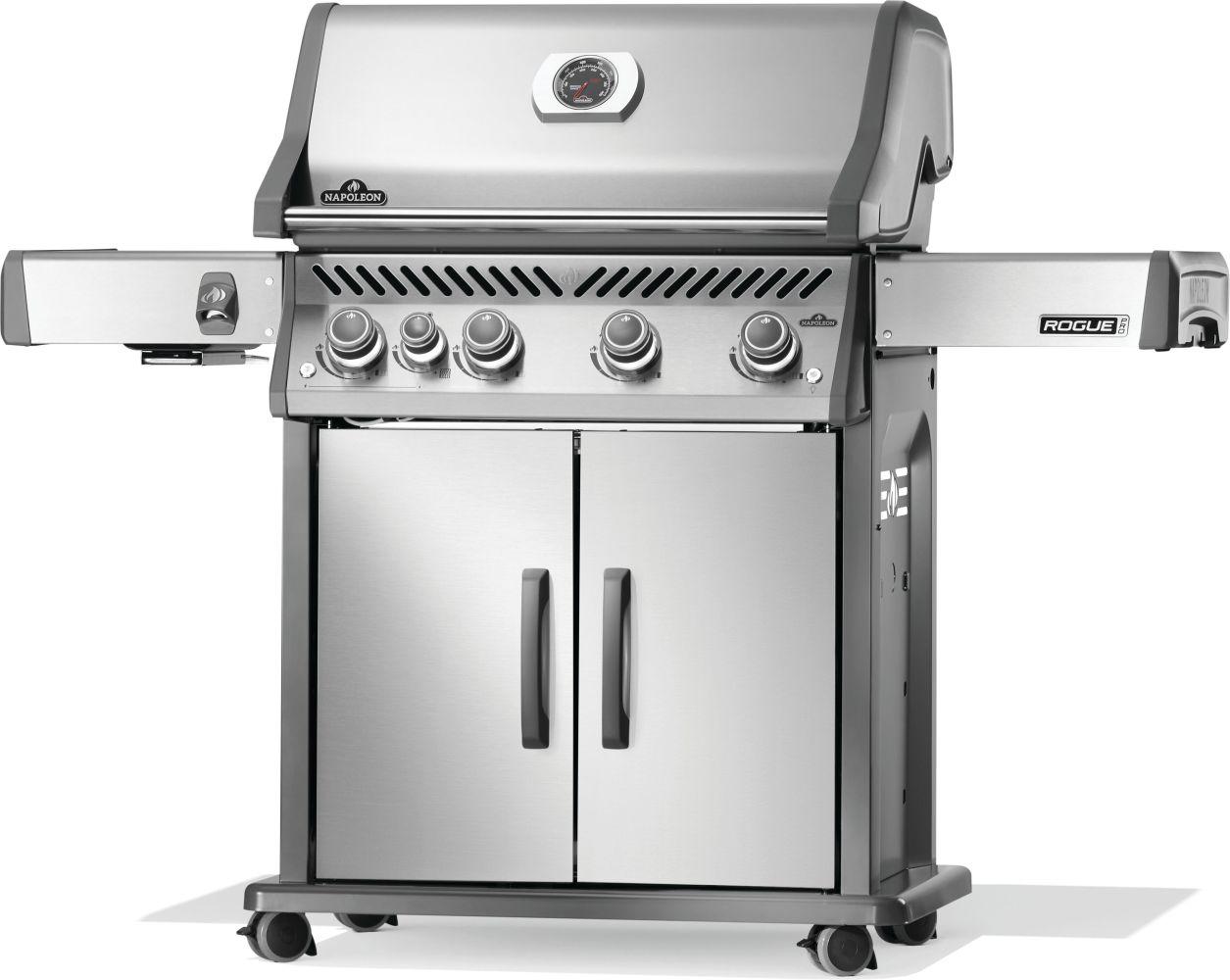 Napoleon Bbq RP525SIBPSS2 Rogue Pro 525 Sib With Infrared Side Burner , Propane, Stainless Steel