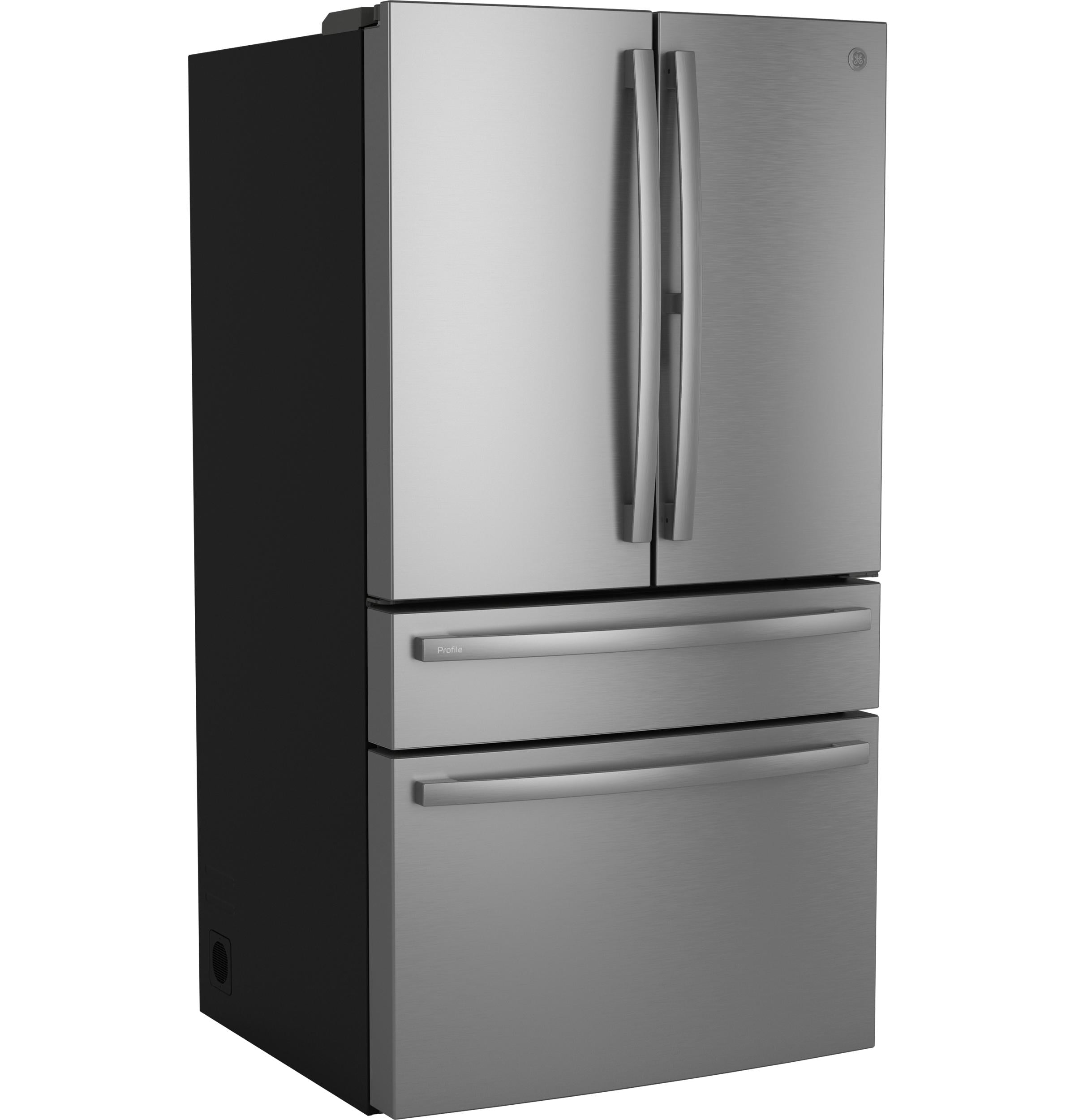 Ge Appliances PJD23BYWFS Ge Profile™ Energy Star® 23.3 Cu. Ft. Smart Counter-Depth Fingerprint Resistant 4-Door French-Door Refrigerator With Door In Door