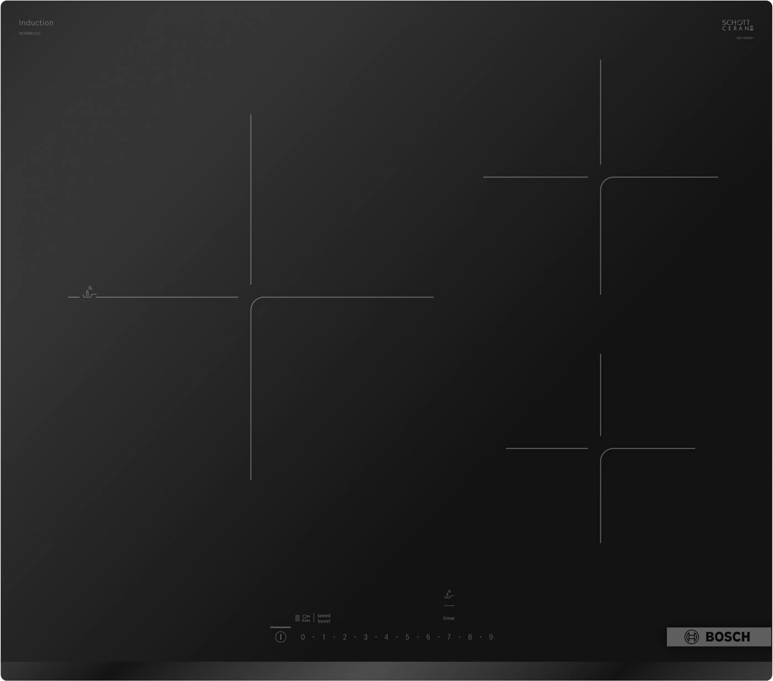 Bosch NIT8461UC 800 Series Induction Cooktop 24