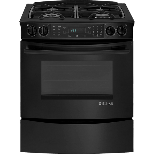 Jennair JGS8850CDB Slide-In Gas Range With Convection, 30"