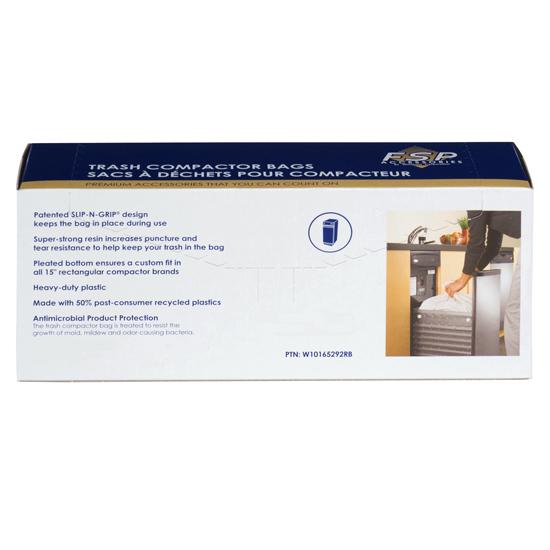 Jennair W10165292RB 8 Pack-Plastic Compactor Bags-15" Models