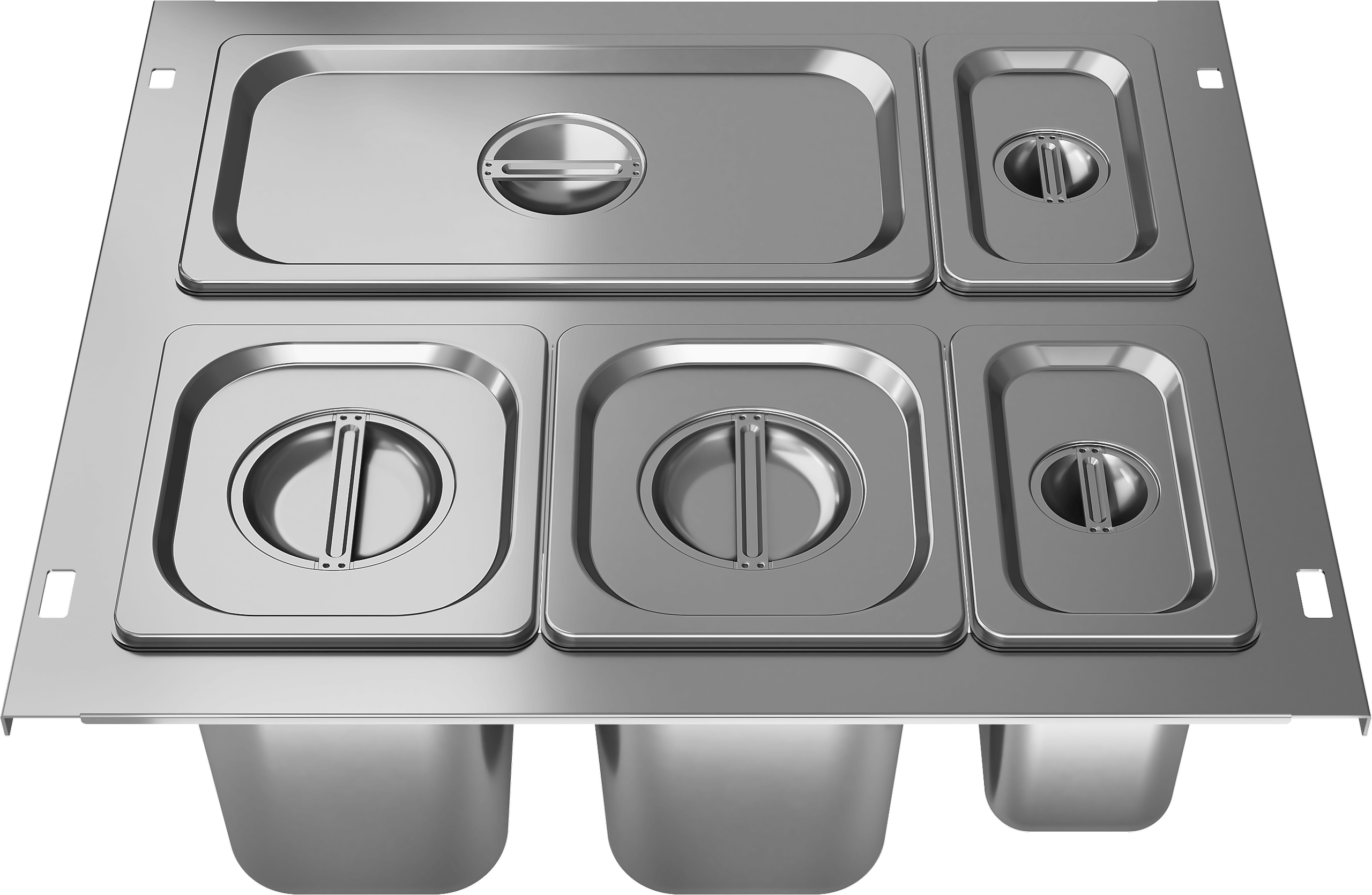 Zephyr DRPAN241S Drawer Pan Kit, 11Pc, Ss, Prrd24