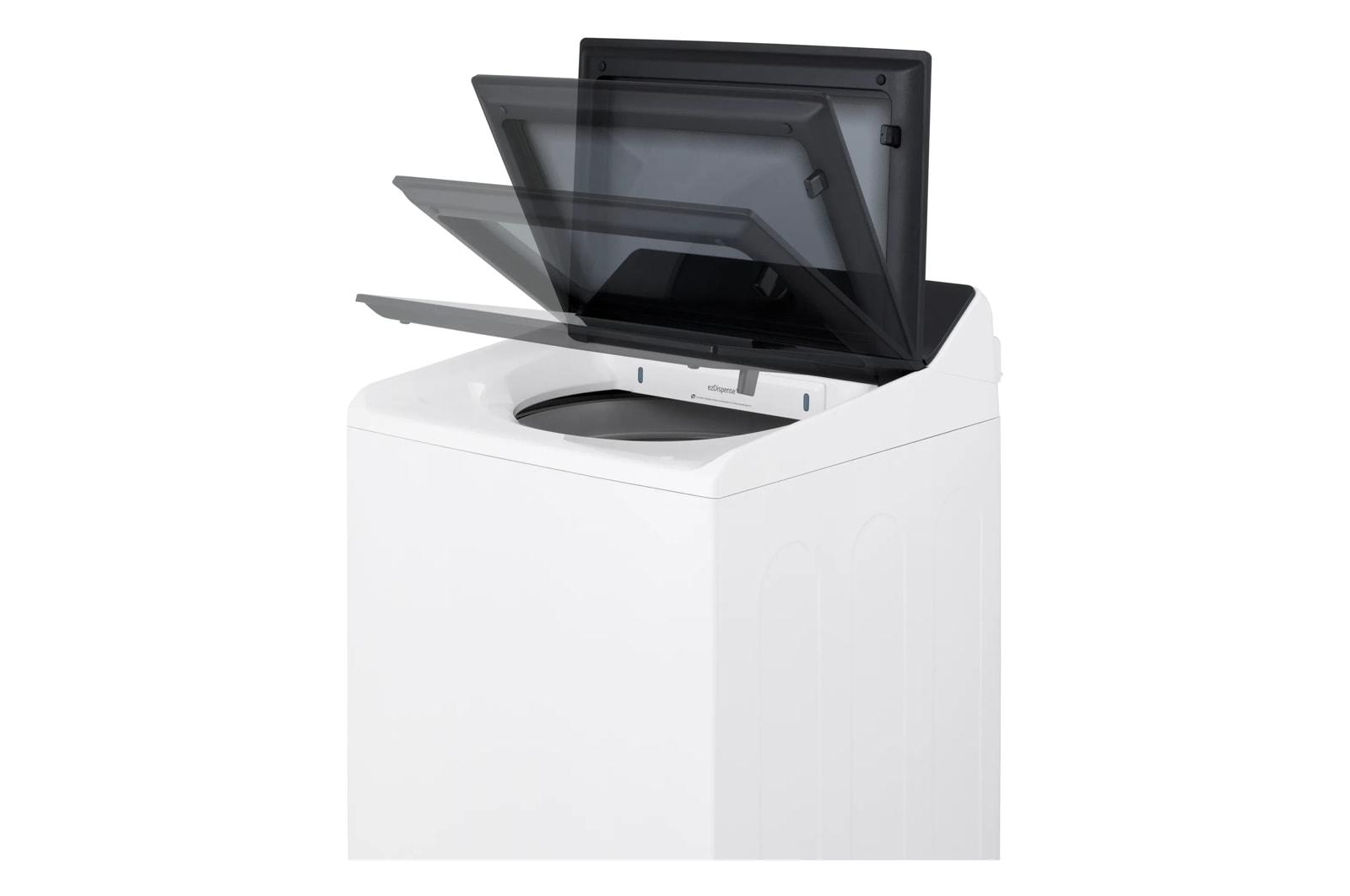 Lg WT8600CW 5.5 Cu.Ft. Mega Capacity Top Load Washer With Turbowash™ Washer With Steam, Ezdipense, Wi-Fi Connectivity, White