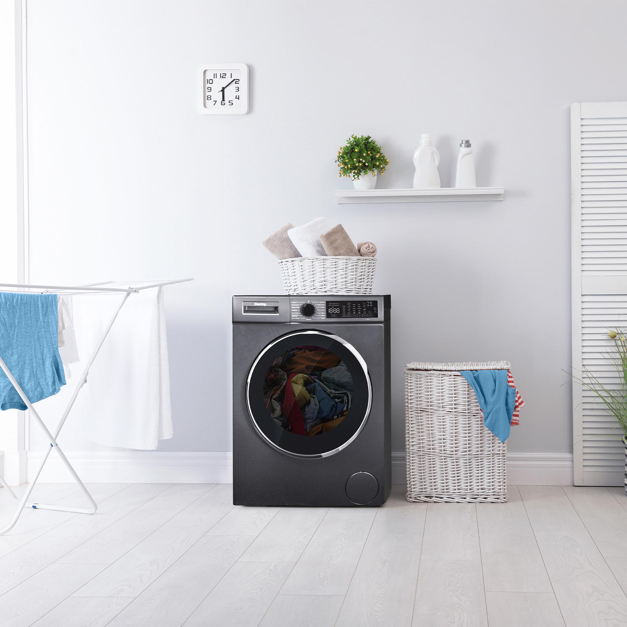 Danby DWM022D1DSDB Danby 2.2 Cu. Ft. 24" Front Load Washing Machine