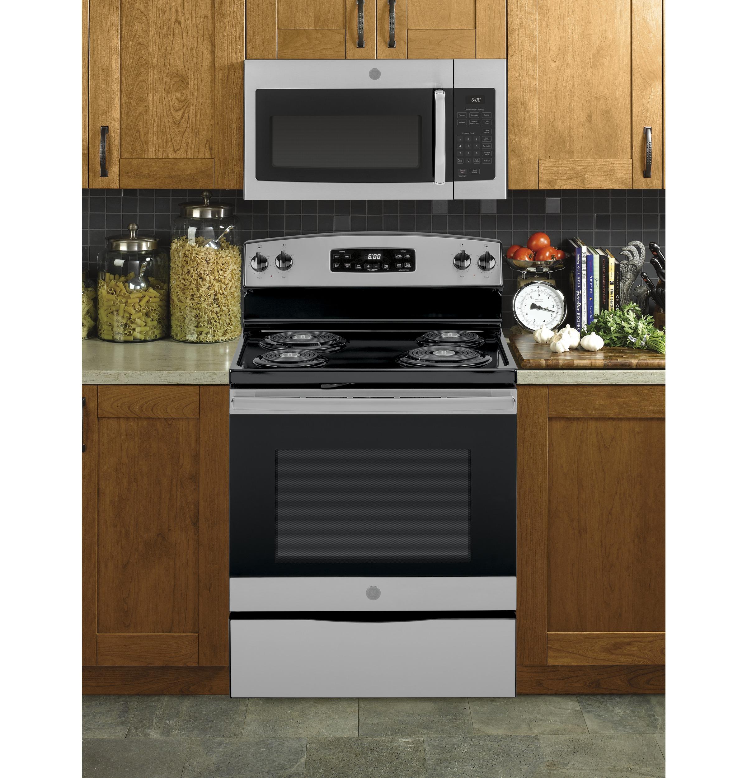 Ge Appliances JVM3160RTSS Ge® 1.6 Cu. Ft. Over-The-Range Microwave Oven