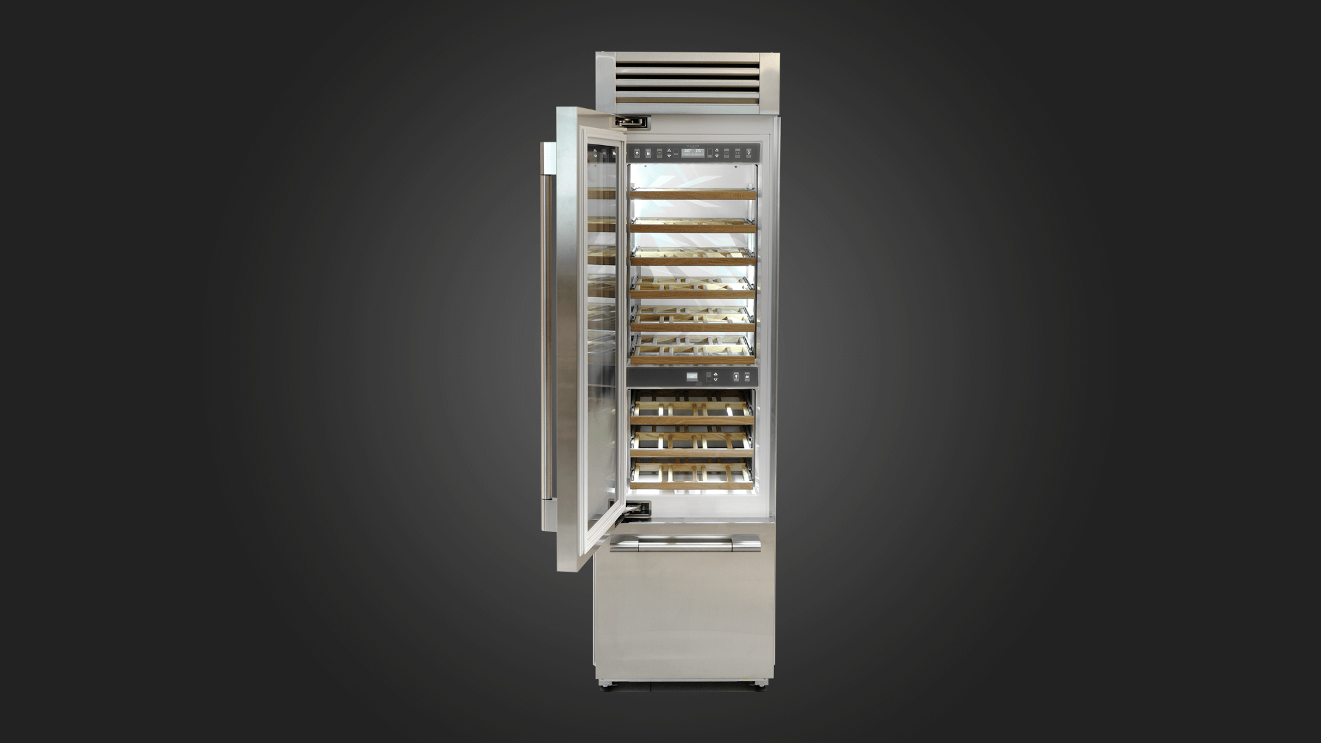 Fulgor Milano F7PBW24S2L 24" Pro Wine Cellar - Left Hinge