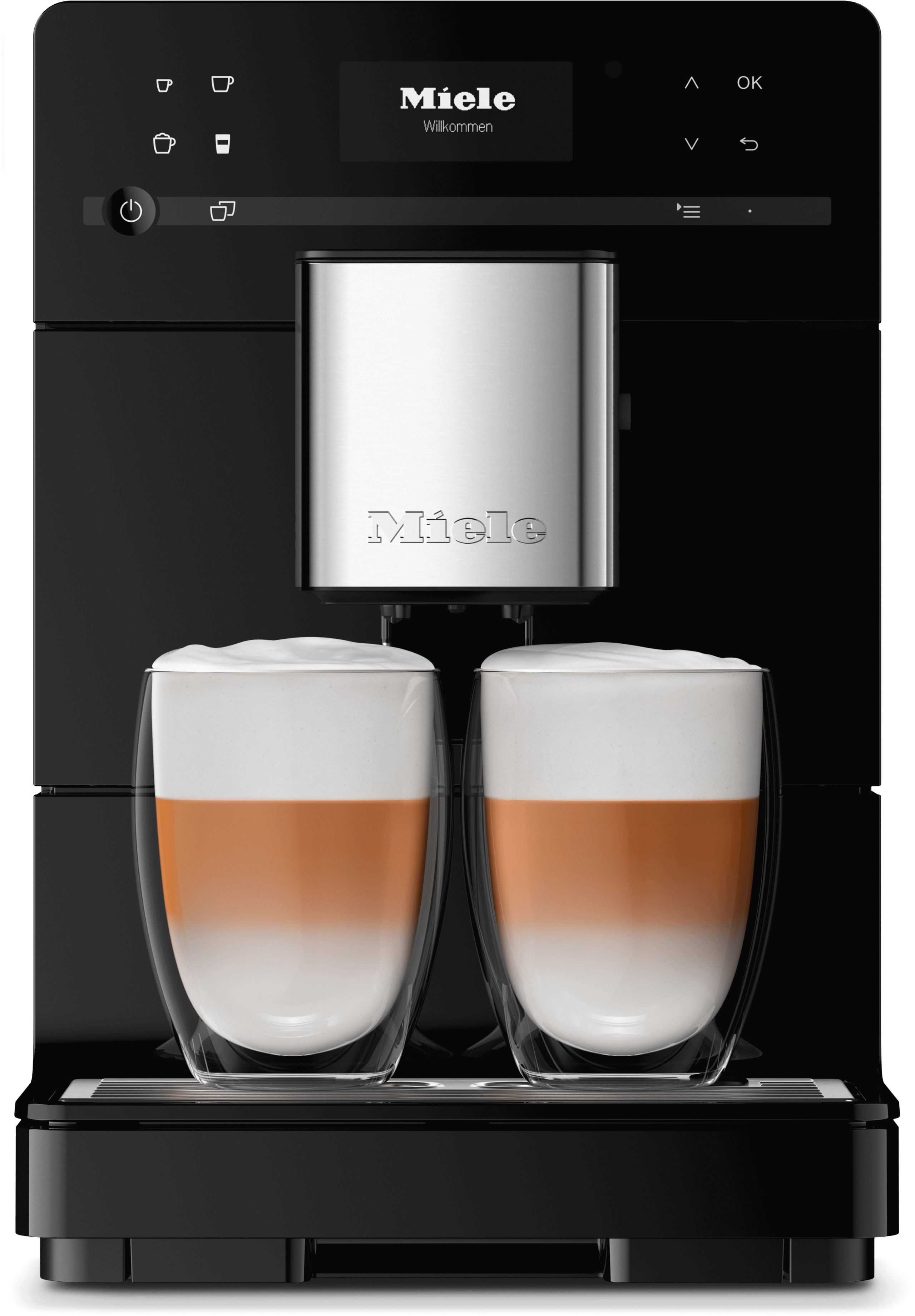 Miele CM5310OB Cm 5310 Silence Obsidian Black - Countertop Coffee Machine With Onetouch For Two For The Ultimate In Coffee Enjoyment.