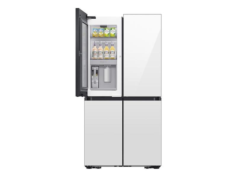 Samsung RF29DB970012 Bespoke 4-Door Flex™ Refrigerator (29 Cu. Ft.) With Beverage Zone™ And Auto Open Door In White Glass