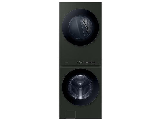 Samsung WH53DBH700EF Bespoke 5.3 Cu. Ft. Ai Laundry Hub™ Ultra Capacity Single Unit Washer With Ai Optiwash™ And 7.6 Cu. Ft. Electric Dryer In Satin Green