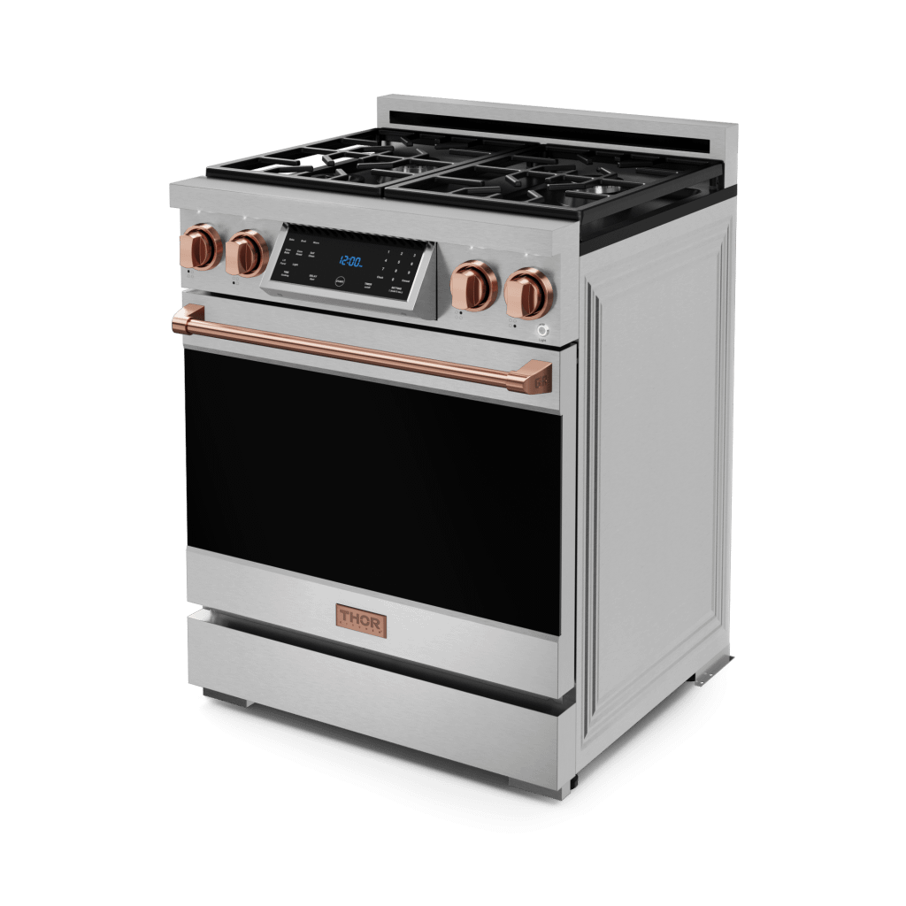 Thor Kitchen RSG30RSG 30 Inch Professional Gas Range With Tilt Panel Touch Control In Stainless Steel/Rose Gold Gordon Ramsay Series - Rsg30-Rsg