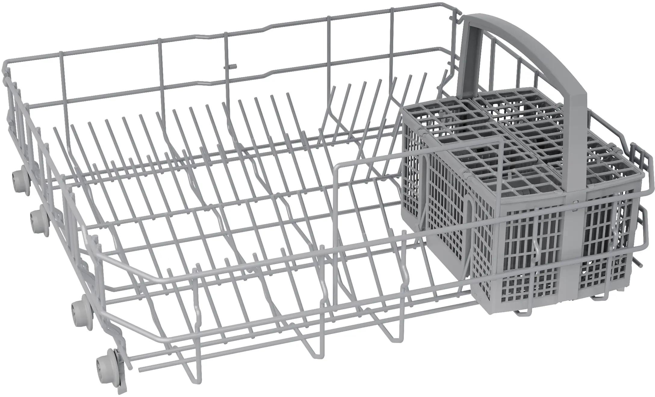 Bosch SHE43DM2N 300 Recessed Handle, 48 Dba, Standard 3Rd Rack, Puredry - Wh