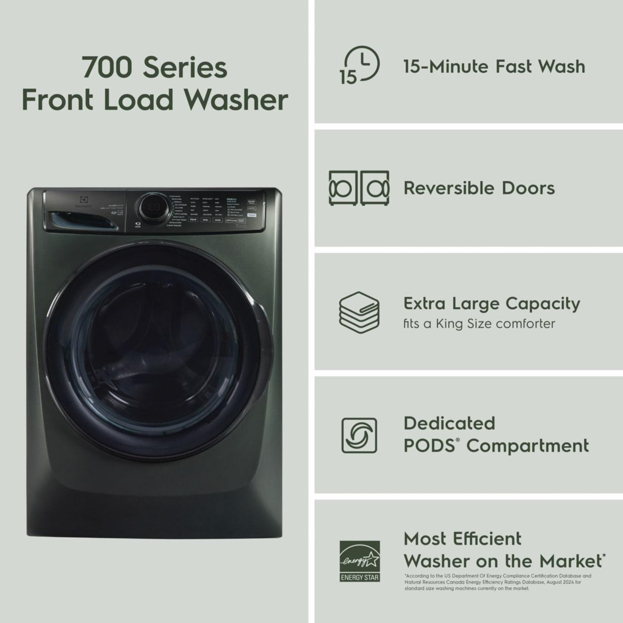 Electrolux ELFW7738AA Electrolux Front Load Perfect Steam™ Washer With Luxcare® Plus Wash And Smartboost® - 4.5 Cu. Ft.