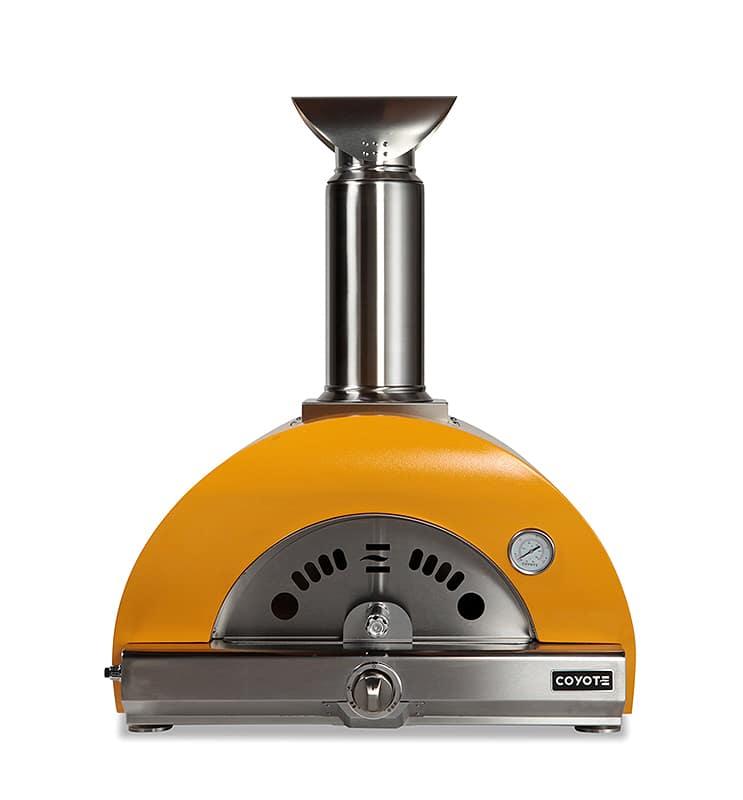 Coyote C1PZ30HY 30" Hybrid Multi-Fuel Outdoor Pizza Oven Yellow