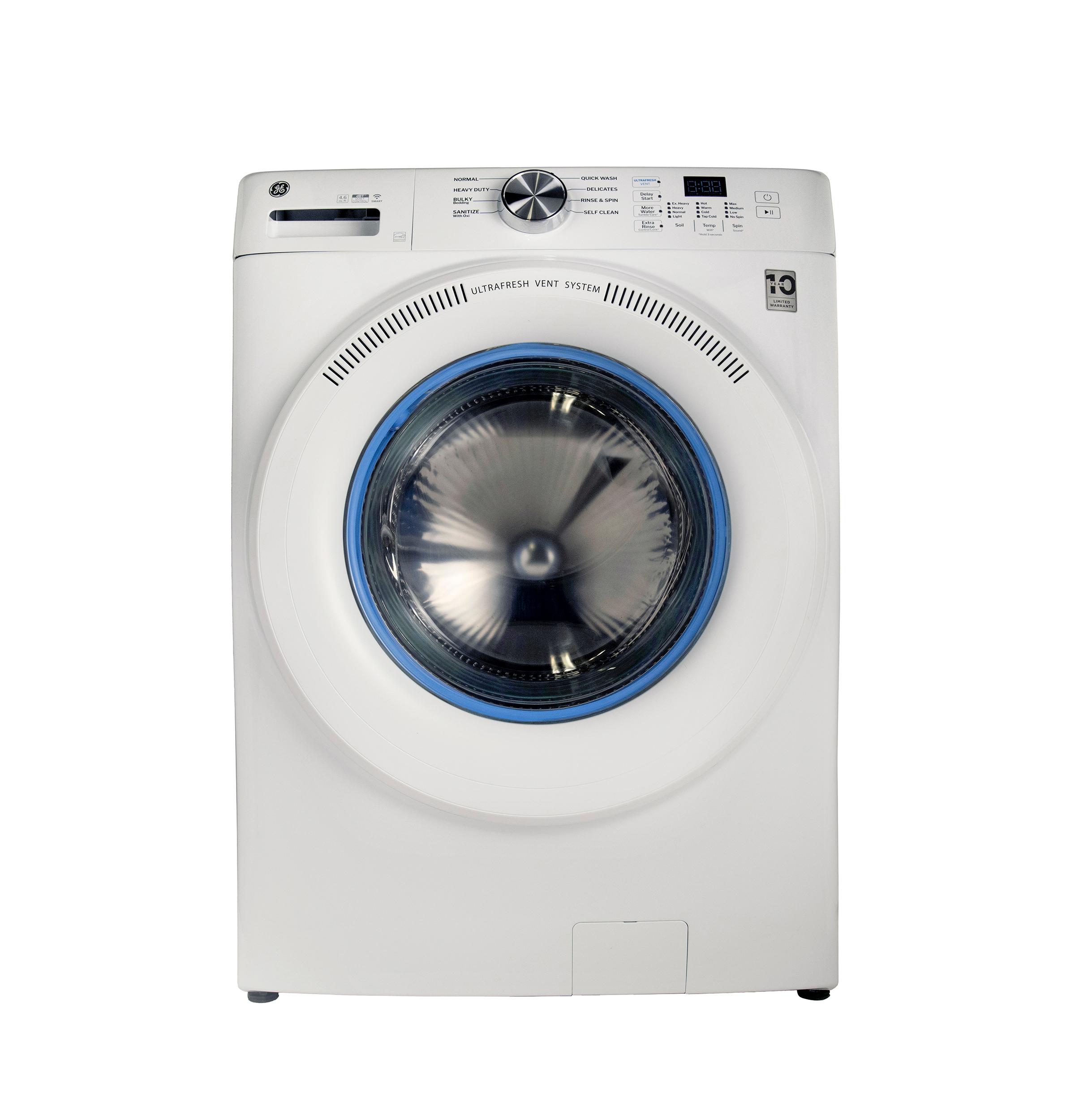 Ge Appliances GFW350SSYWW Ge® Energy Star® 4.6 Cu. Ft. Capacity Smart Front Load Washer With Ultrafresh Vent System With Odorblock™