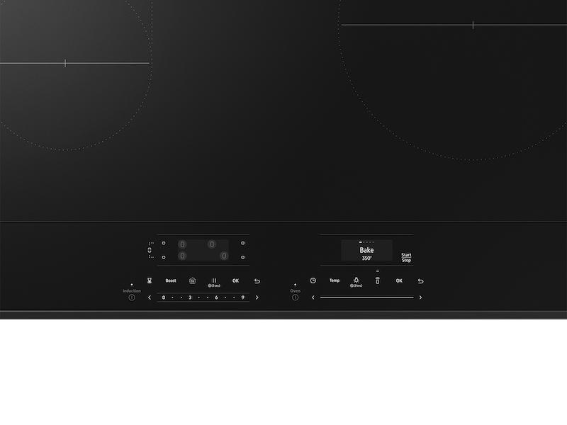 Samsung NSI6DG9500SR Bespoke 6.3 Cu. Ft. Smart Slide-In Induction Range With Ambient Edge Lighting™ & Air Sous Vide In Stainless Steel