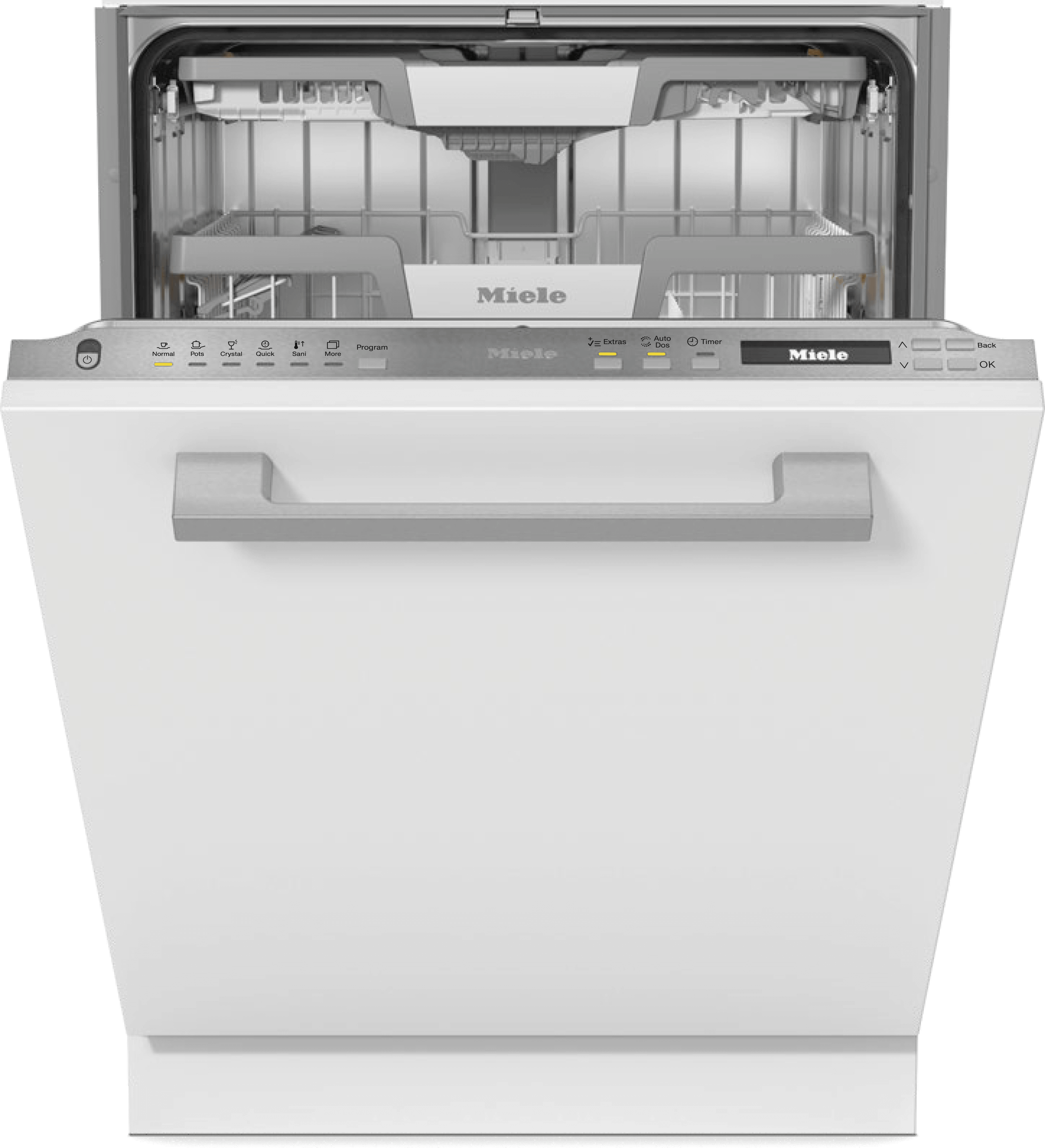 Miele G7186SCVI AUTODOS STAINLESS STEEL G 7186 Scvi Autodos - Fully-Integrated, Full-Size Dishwasher With Automatic Dispensing Thanks To Autodos With Integrated Powerdisk.