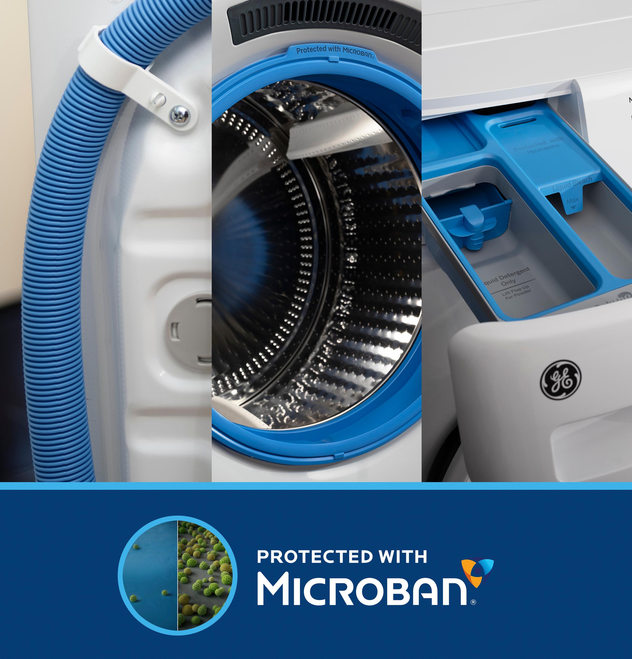 Ge Appliances GFW350SSYWW Ge® Energy Star® 4.6 Cu. Ft. Capacity Smart Front Load Washer With Ultrafresh Vent System With Odorblock™